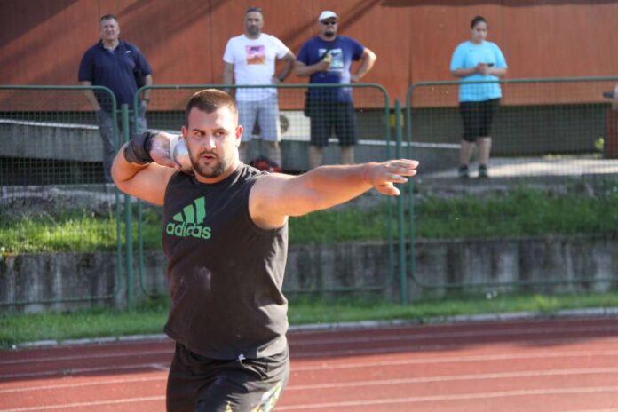 Bh. atletičar Nermin Štitkovac pobijedio na 17. mitingu bacača kugle u Crnoj Gori