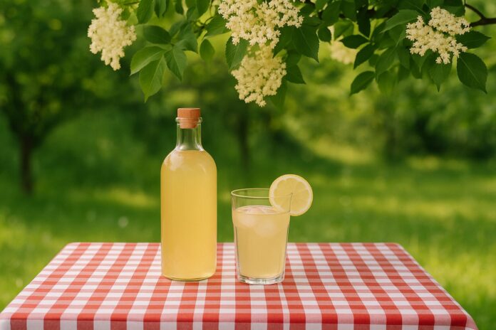 zova, cvjetovi od zove za sirup od zove