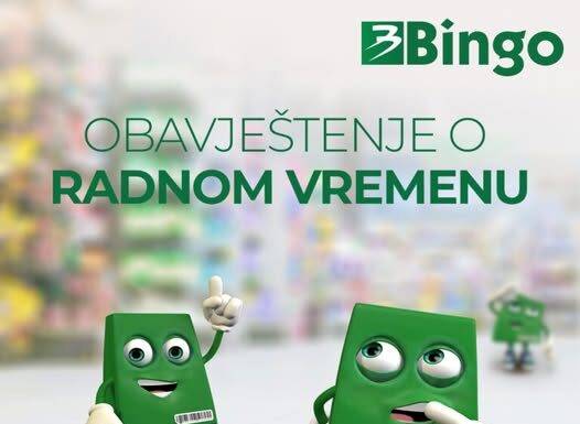 Bingo - novo radno vrijeme