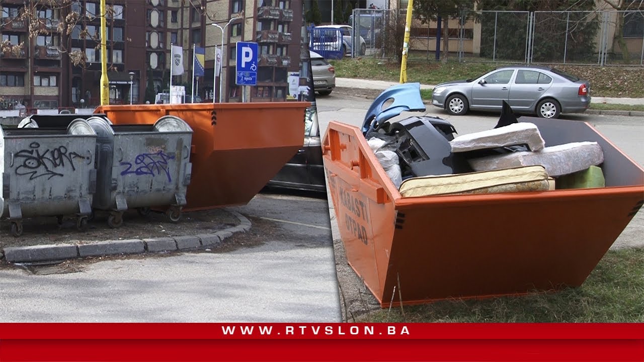 Narandzasti kontejner Prikupljanje krupnog i kabastog otpada/Narandzasti vikend