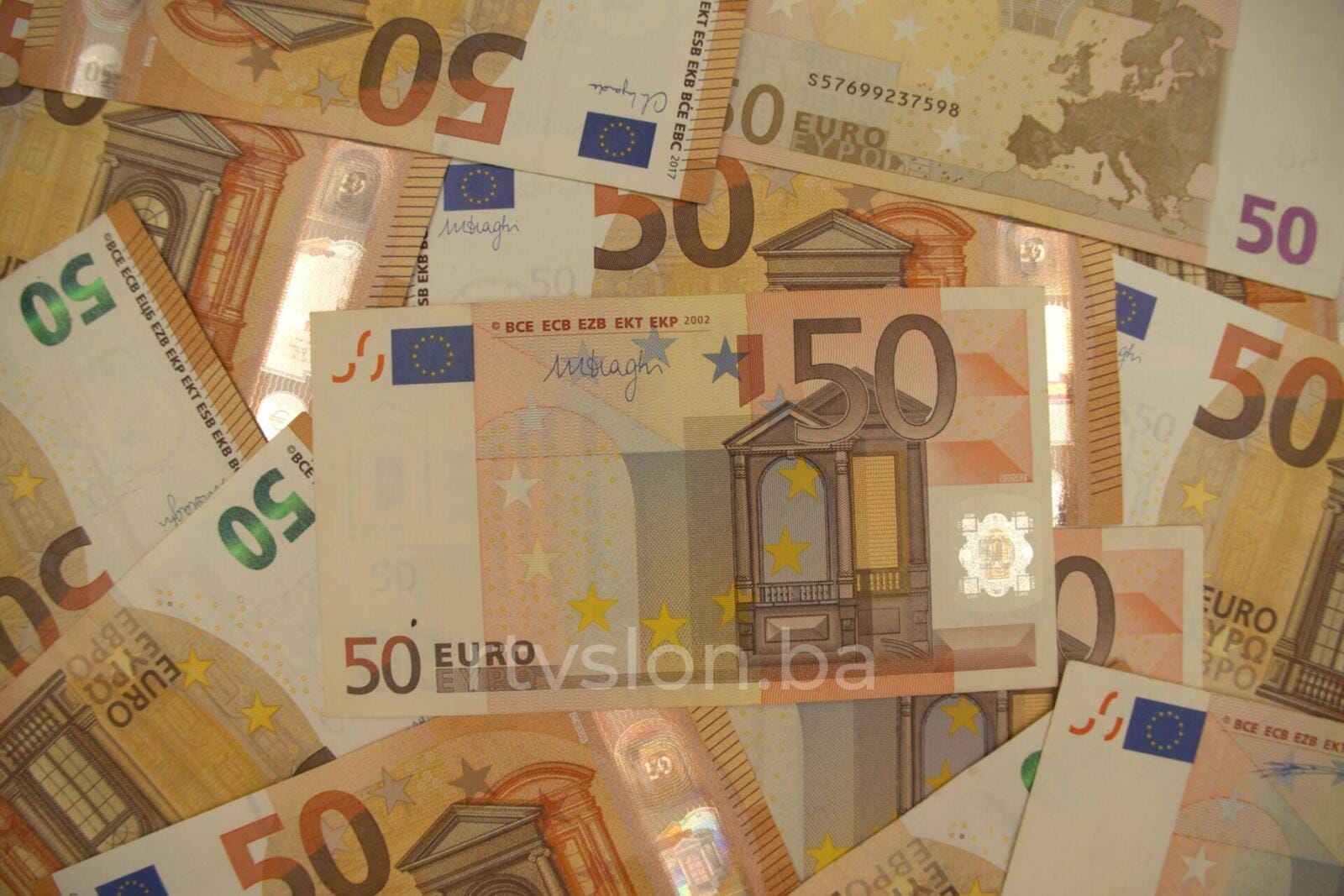 50 Eura, Eur, Euro povlačenje novčanica od 50 eura
