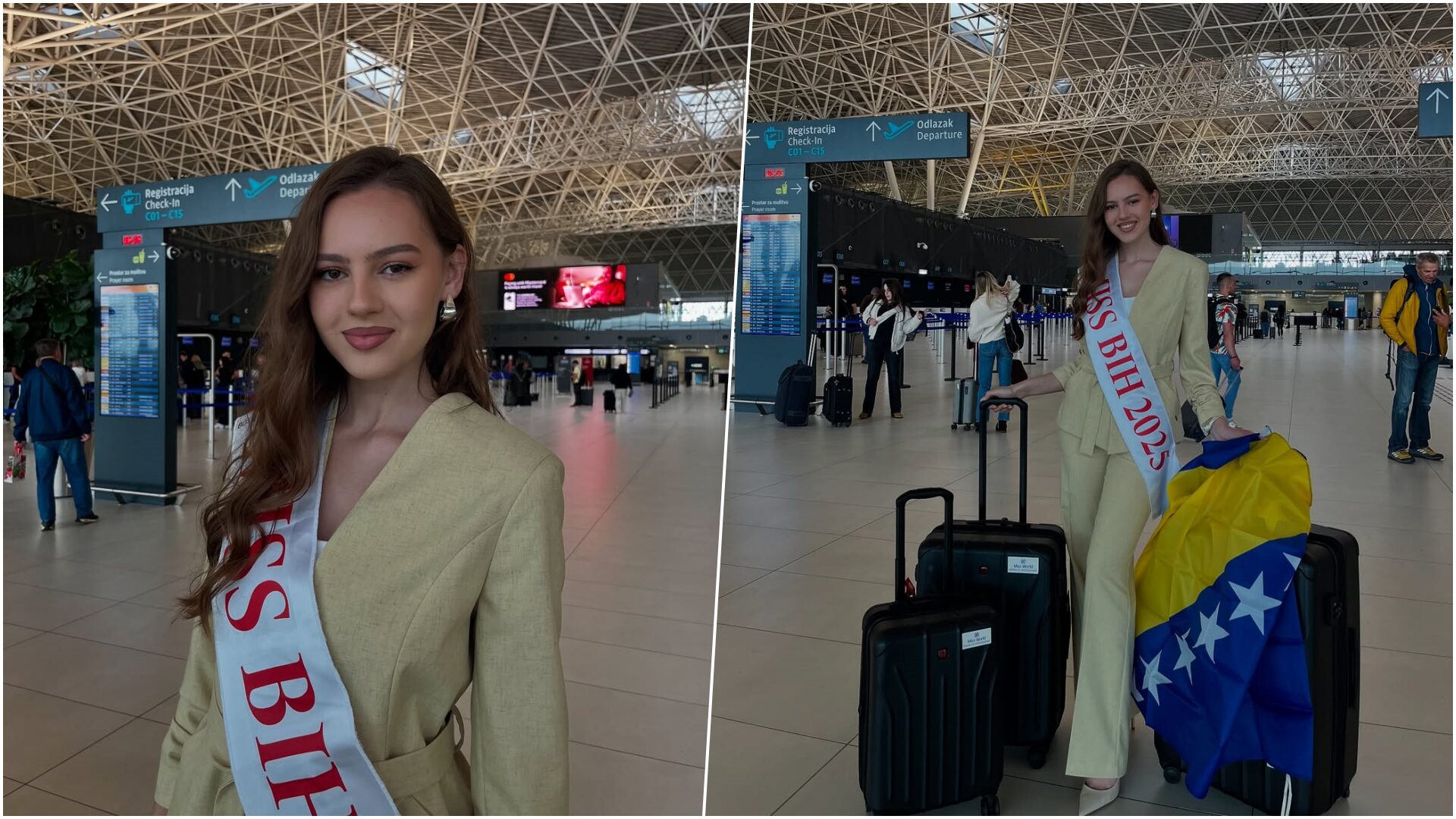 Ena Adrovic otputovala u Indiju na takmičenje Miss BiH Ena Adrovic, Miss World, Miss BiH