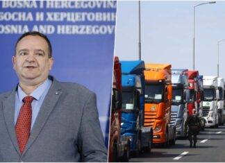 Peulić, kamion, protesti