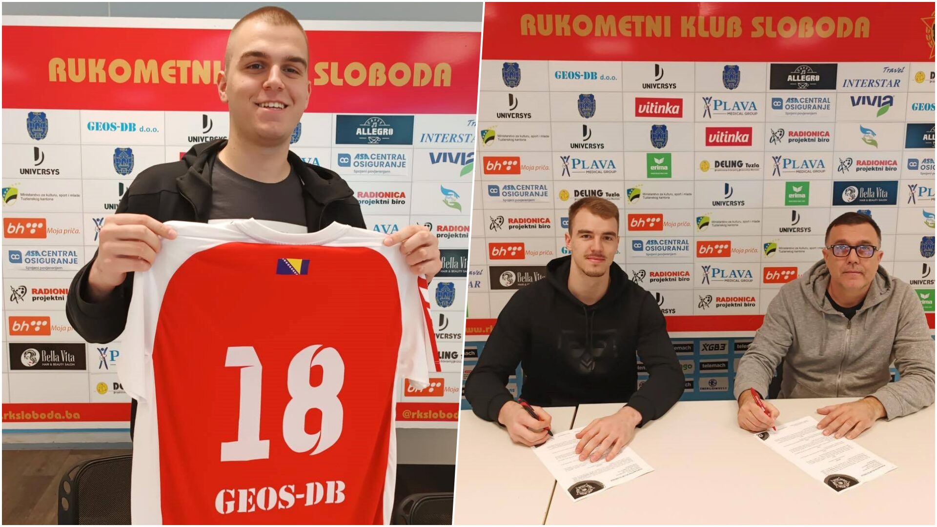 RK Sloboda Nova pojačanja za RK Sloboda: Marjanović i Avdić oblače crveno-crni dres