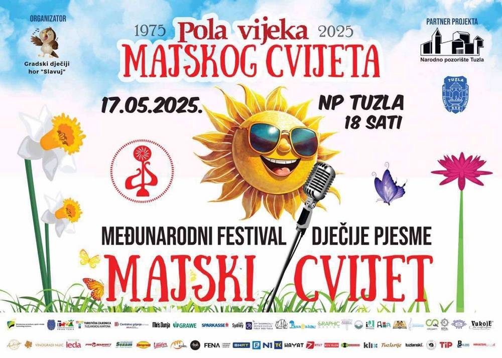 majski cvijet 2025 tuzla Festival dječije pjesme