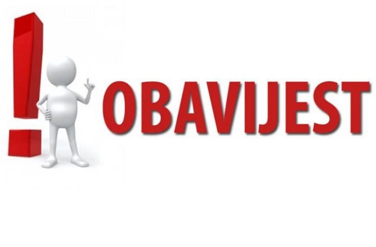 Obavještenje/ Grad Tuzla/ Civilna zaštita/Sirene/ sanaciji odrona