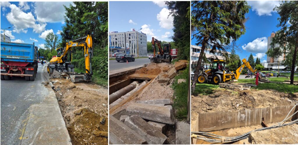 Centralno grijanje radovi na više lokacija u gradu/ rekonstrukcija magistralnog vrelovoda