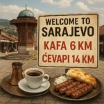 Kafa 6 KM ćevapi 14 KM