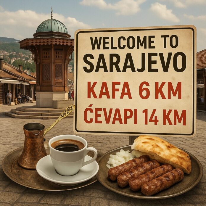 Kafa 6 KM ćevapi 14 KM