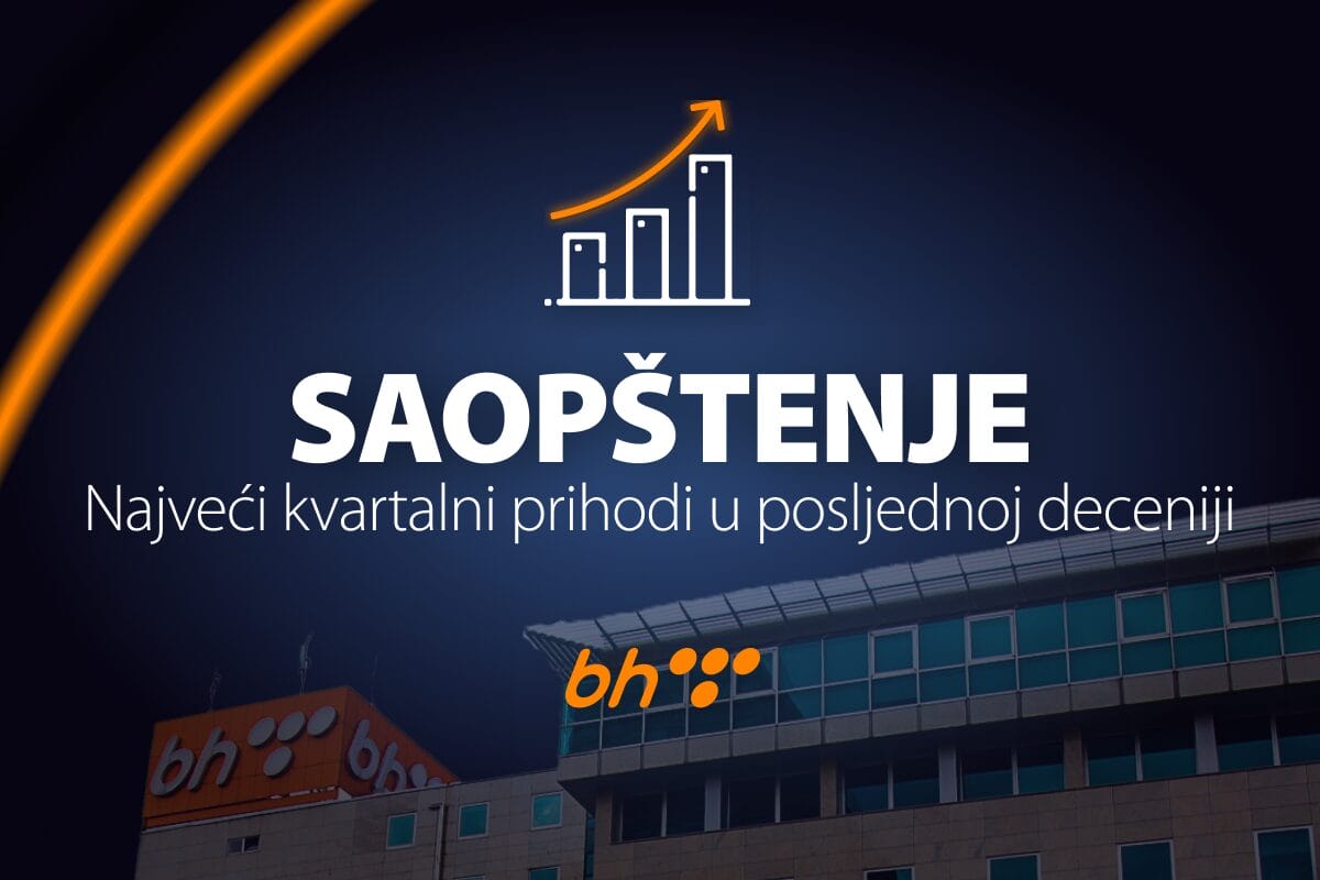 BH Telecom, rekordni prihodi, Amel Kovačević, Kvartalni prihodi
