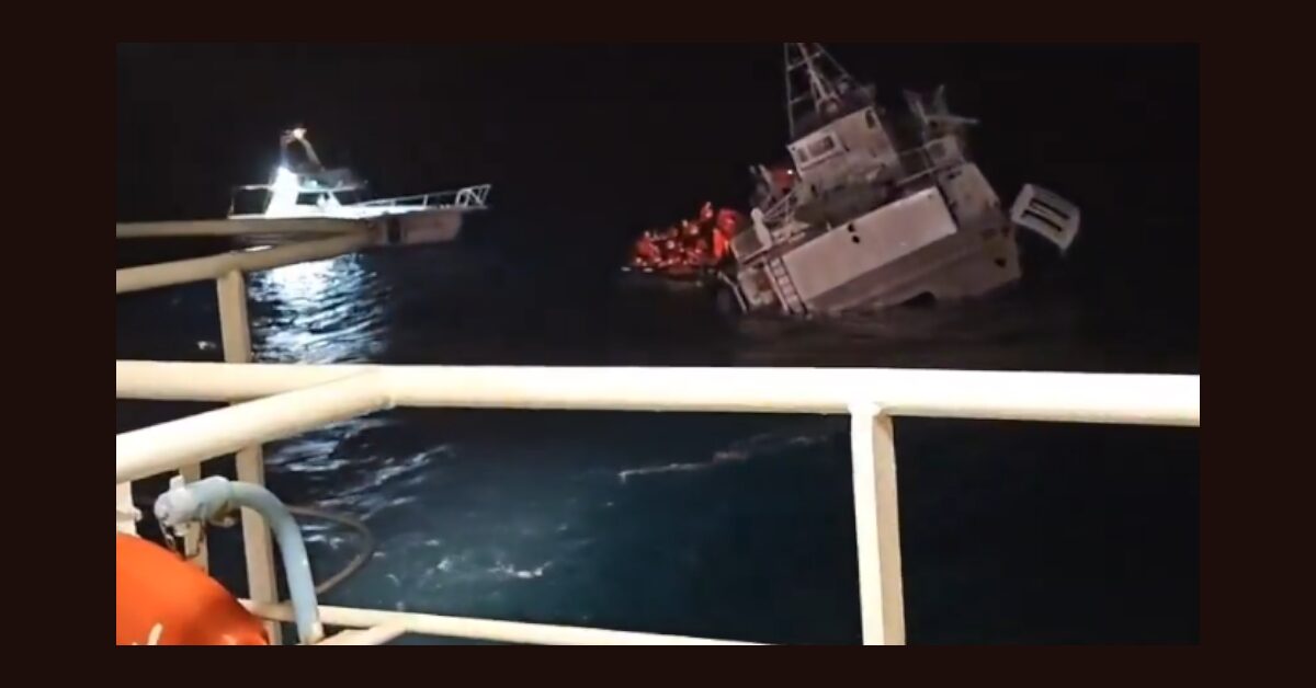 Katamaran Melita tonuo u Zadru, putnici spašeni