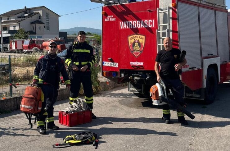 Požar u Grudama: Glavne linije ugašene, zračne snage i dalje aktivne