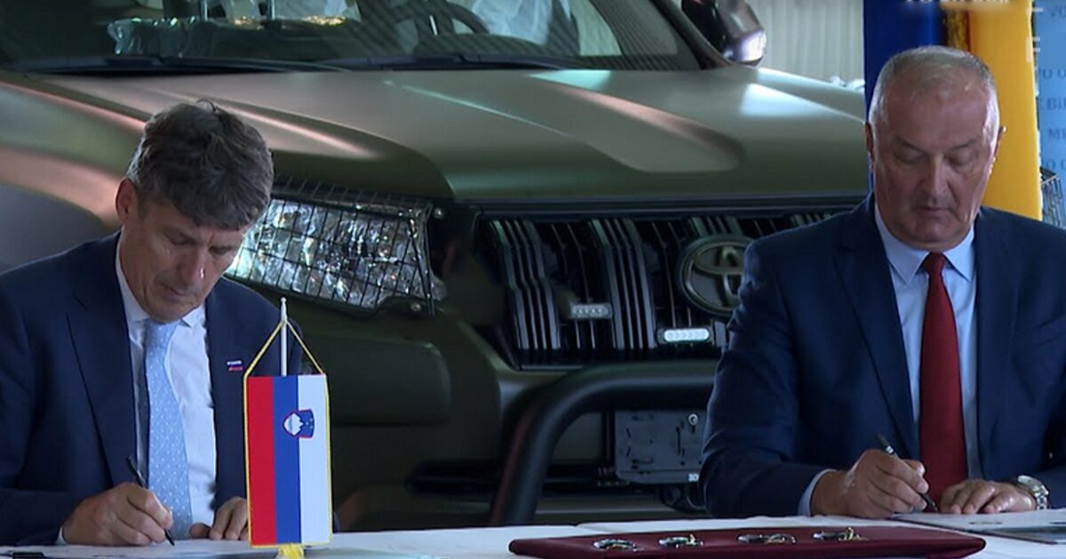 zukan helen i slovenac Specijalna terenska vozila donirana Vojnoj policiji Oružanih snaga BiH