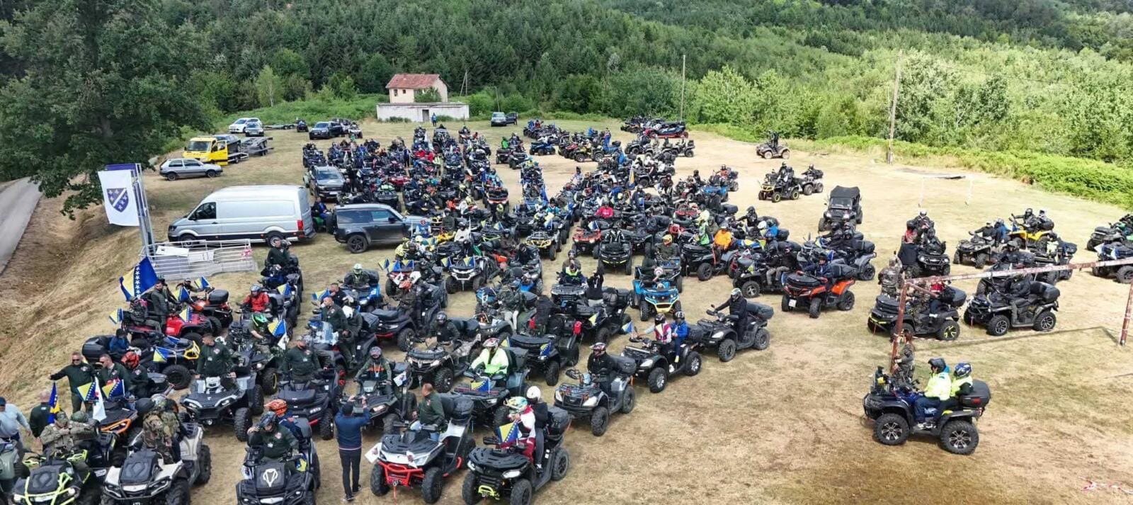 Vozači kvadova na putu ka Potočarima: Počast žrtvama genocida i poruka sjećanja