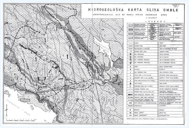Novi detalji o kamenolomu Začula, Karta sliv Omble