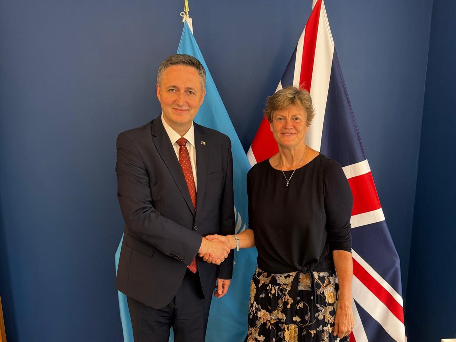 Bećirović u UN-u: UK važan saveznik BiH, prijetnje iz RS-a se pojačavaju