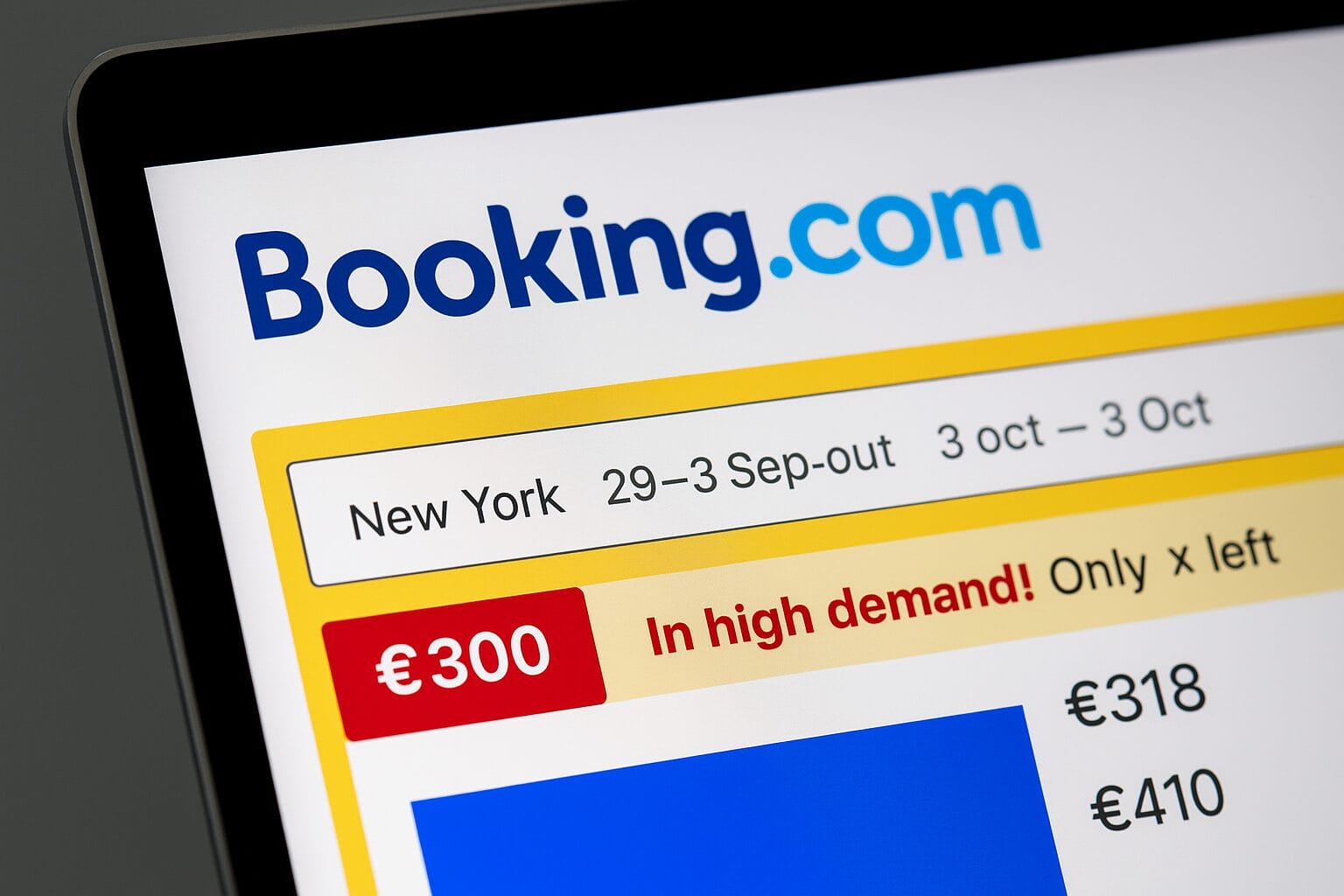 Booking tužba zbog napuhavanja cijena pokrenuta zbog lažnih popusta i visokih cijena smještaja