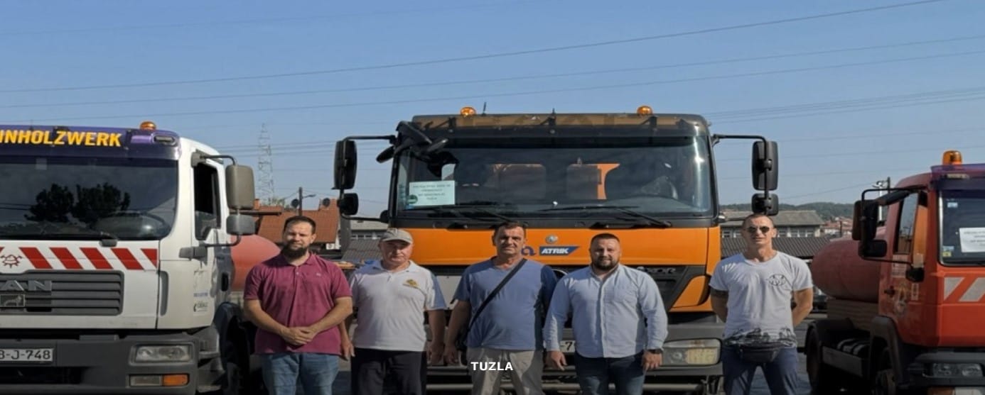 Komunalac Tuzla: Obezbijeđene cisterne s pitkom vodom za učesnike Marša mira