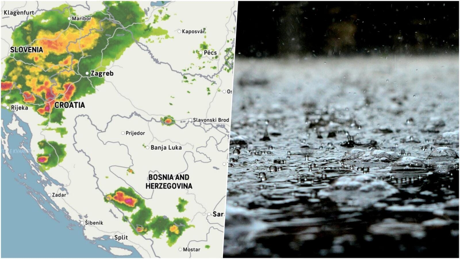 Nakon sedmica iscrpljujuće vrućine, kiša bi mogla napokon doći i u Bosnu i Hercegovinu. kiša