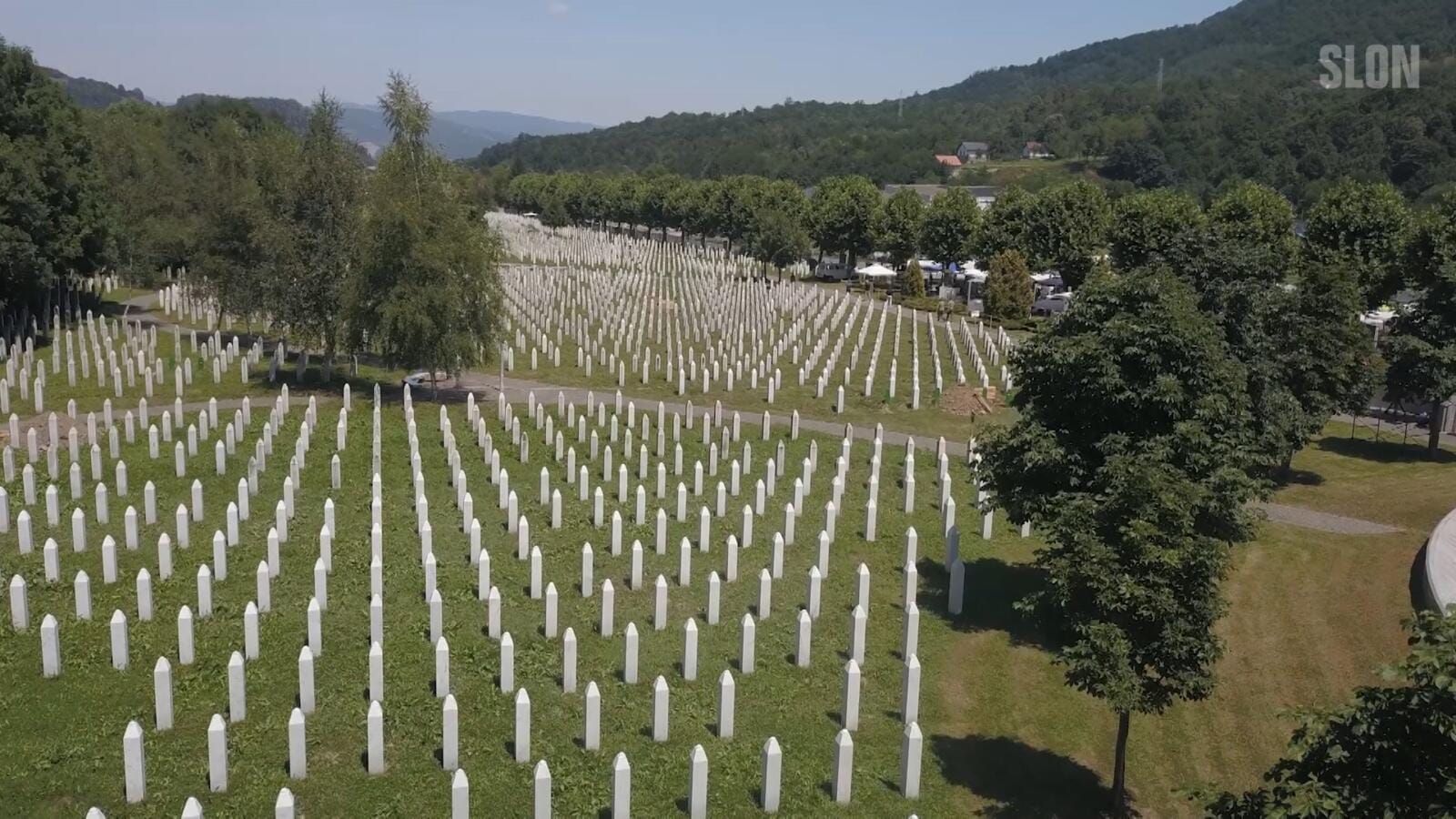 Dron snimak Potočara Genocid u Srebrenici