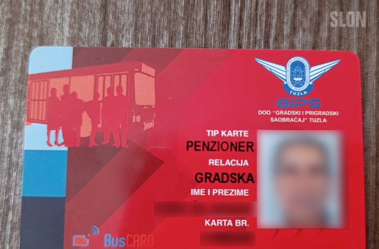 BUS kartica, gips, javni prevoz