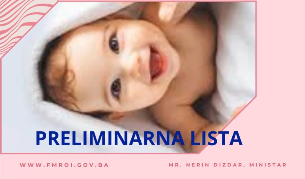 Objavljena preliminarna lista porodilja povratnica u entitetu RS za 2025. godinu