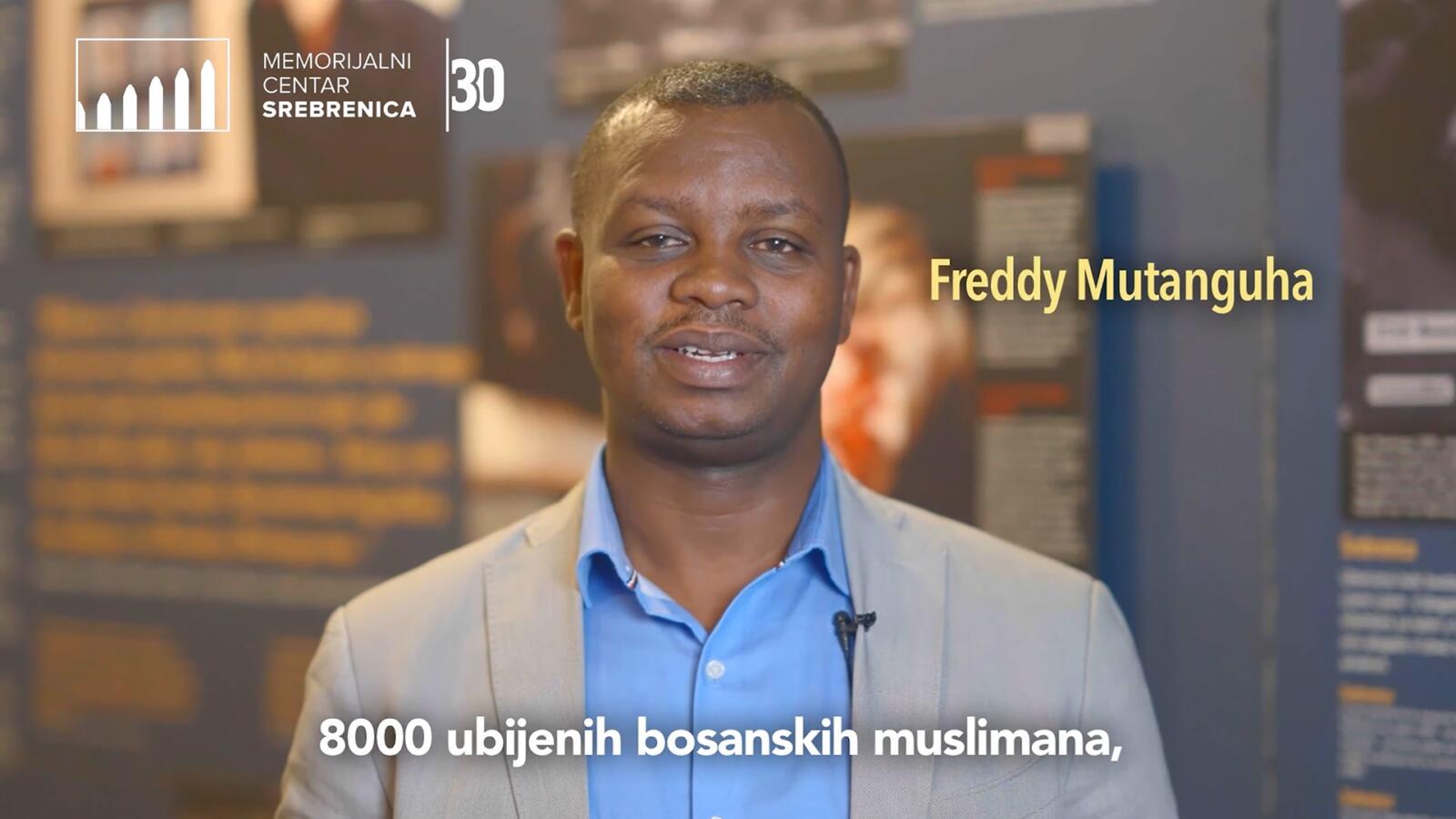 Osoba iz Memorijalnog centra Ruanda Genocid u Srebrenici, Genocid u Ruandi, Memorijalni centar