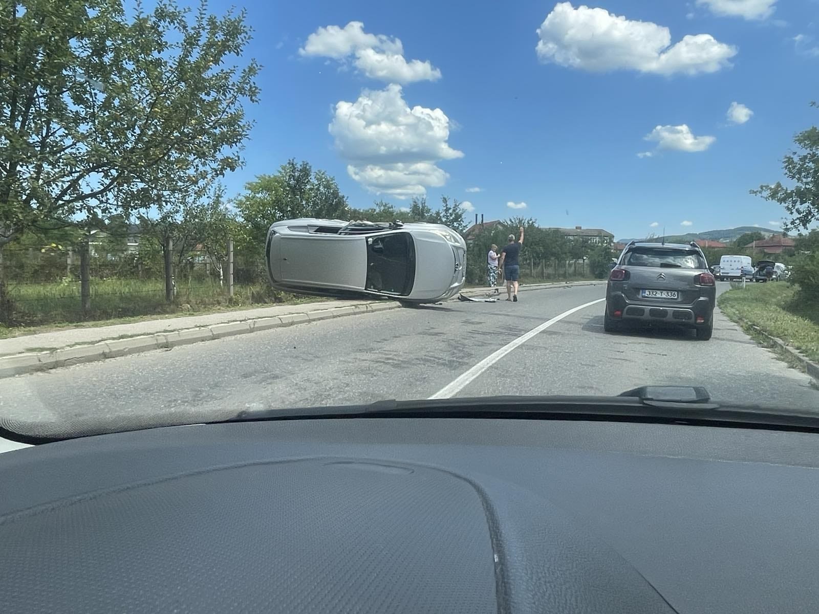 saobracajna pista Četiri osobe povrijeđene u sudaru dva vozila u Vukovijama Gornjim