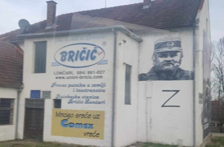 Ratko Mladić mural Donji Žabar: Udruženje žrtava genocida traži uklanjanje murala Ratku Mladiću