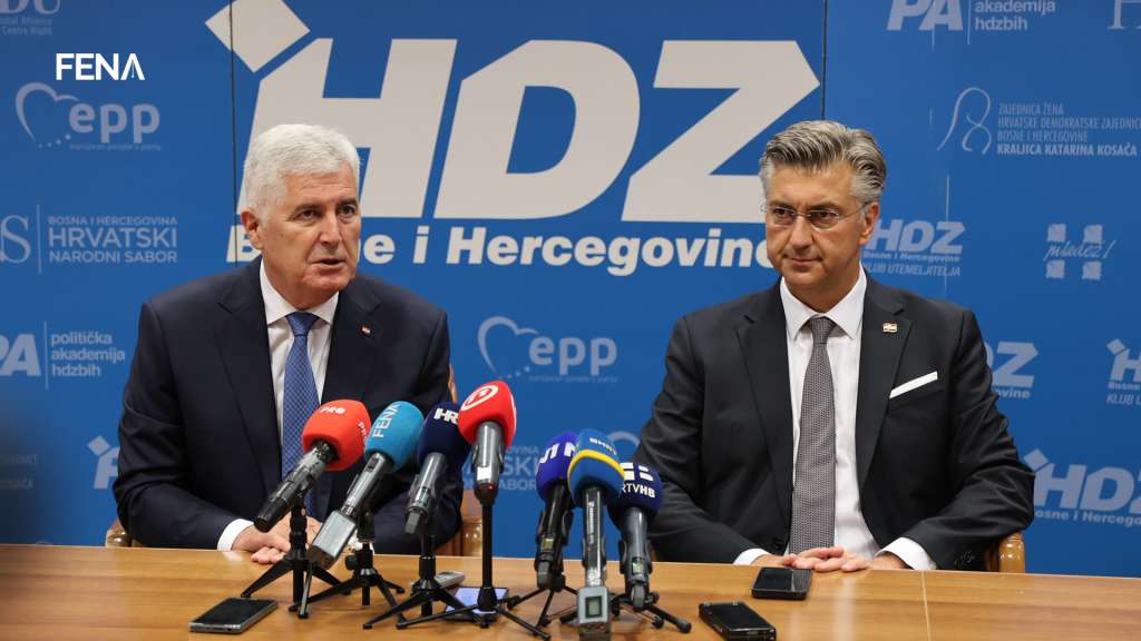 Covic i Plenkovic Čović i Plenković za očuvanje stabilnosti BiH