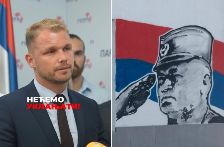 Da li Draško Stanivuković odbrava oslikani mural Ratka Mladića?