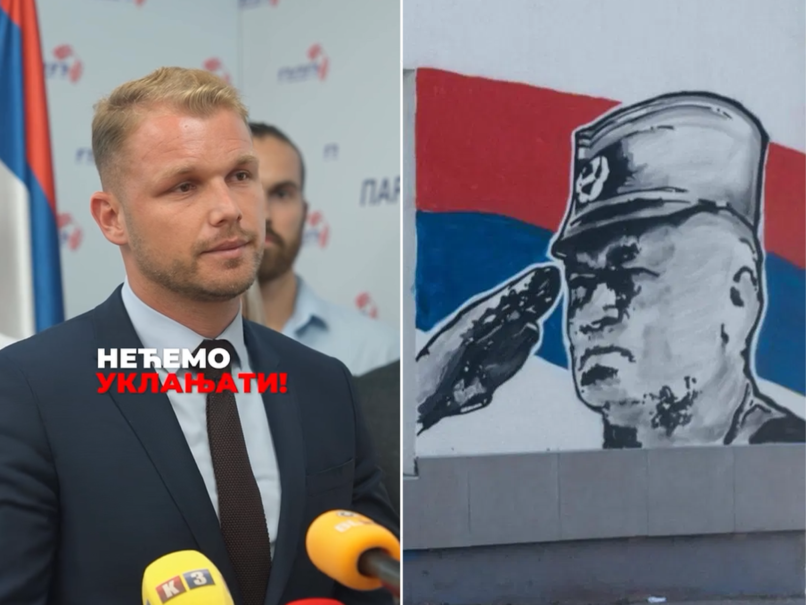 Da li Draško Stanivuković odbrava oslikani mural Ratka Mladića?