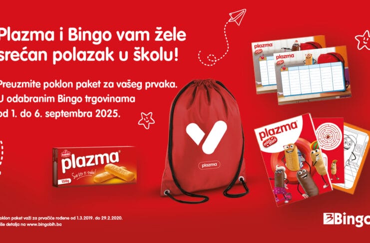„Plazma podržava prvačiće“: 30.000 paketića za učenike prvih razreda u BiH