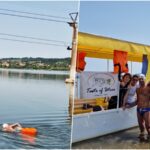 Ermin Memić prvi preplivao jezero Modrac modrac