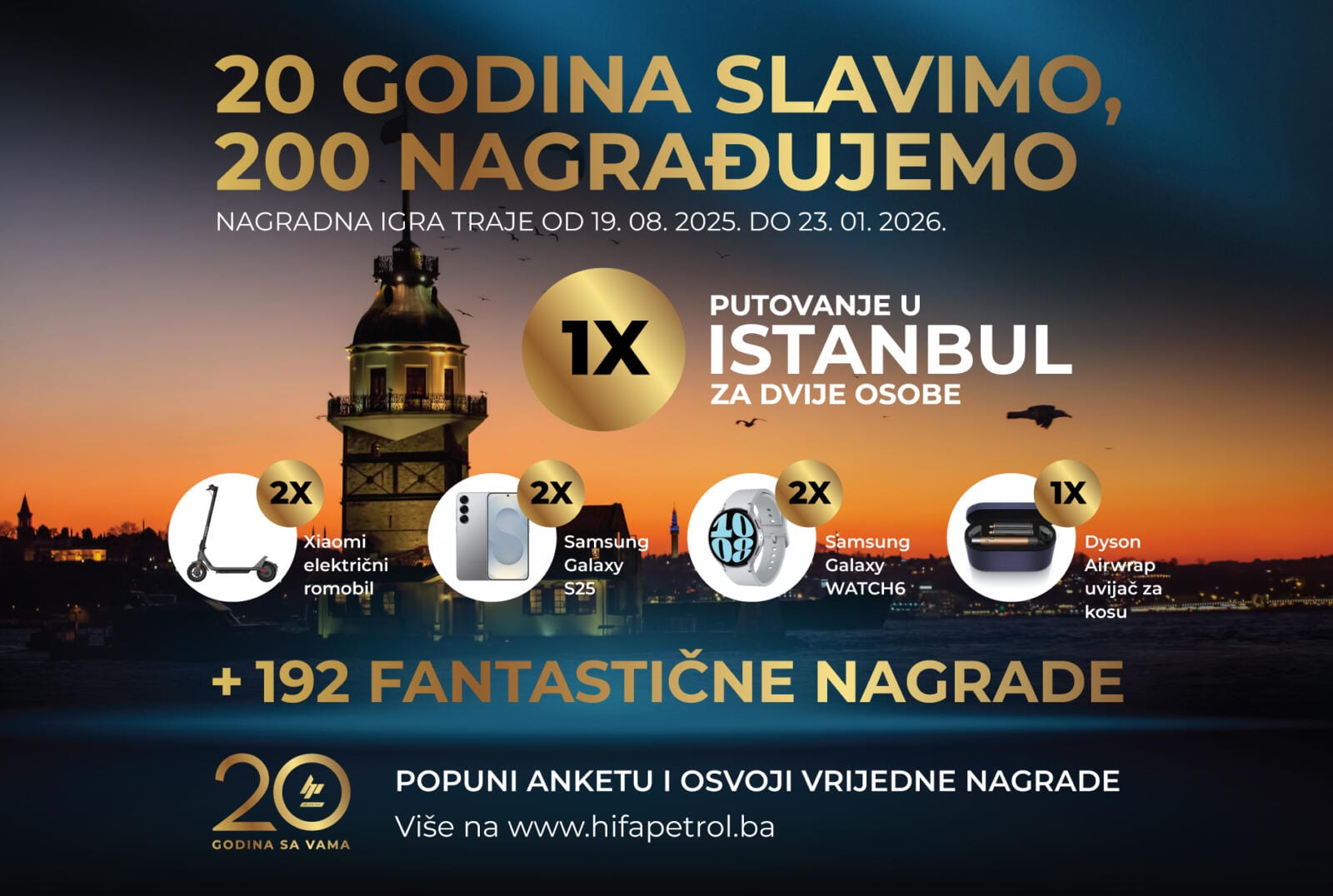 HIFA Hifa Petrol nagrađuje lojalnost povodom 20 godina postojanja