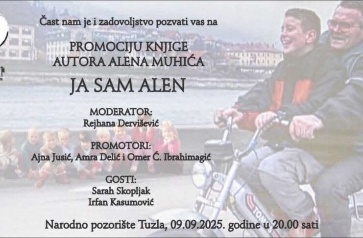 Promocija knjige „Ja sam Alen“ u Narodnom pozorištu Tuzla