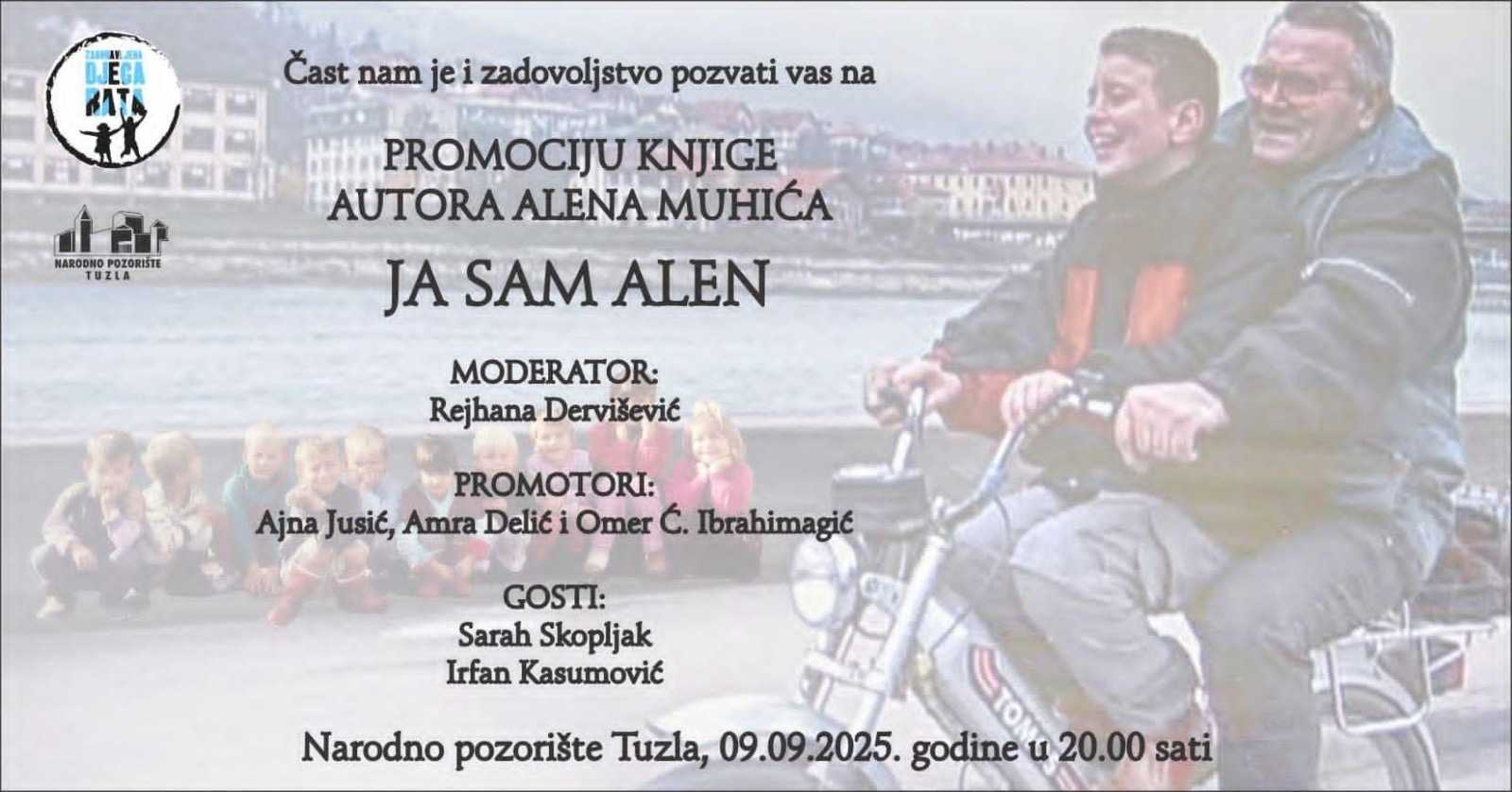 1000050756 Promocija knjige „Ja sam Alen“ u Narodnom pozorištu Tuzla