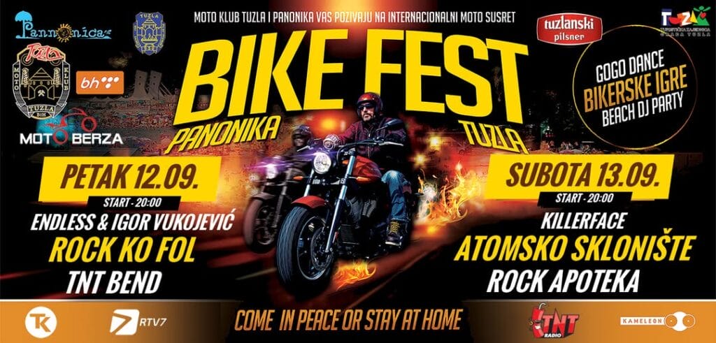 Bike Fest Panonika Tuzla 2025 počinje danas uz stotine bajkera i bogat program Bike Fest Panonika Tuzla 2025 donosi tri dana rocka i motora u gradu soli