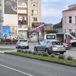 Saobraćajna nesreća na kružnom toku Tenis u Tuzli
