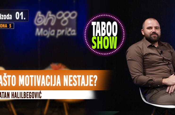 Motivacija i ciljevi, naslovna fotografija prve epizode treće sezone podcasta Taboo Show