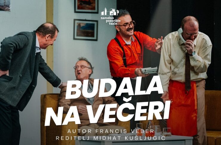 Predstava „Budala na večeri“ sutra na sceni Narodnog pozorišta Tuzla