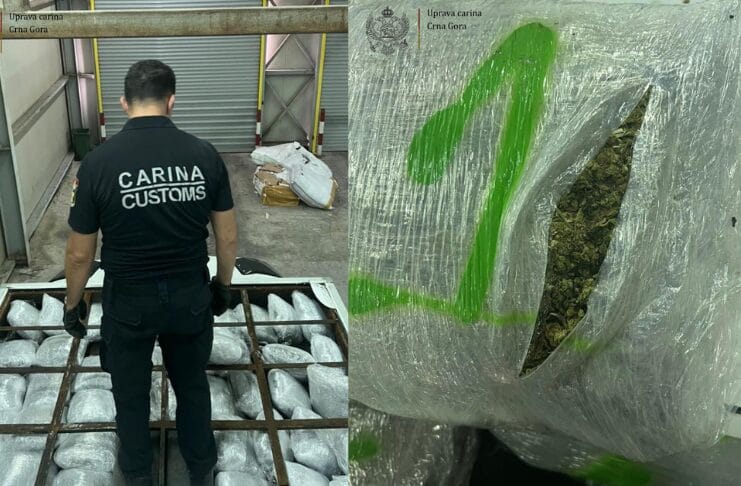 Državljanin BiH pokušao prokrijumčariti 120 kilograma droge u Crnoj Gori