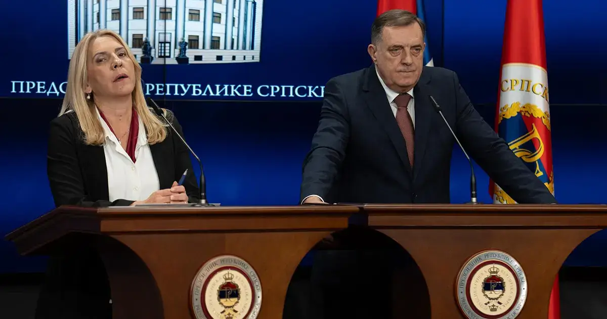 cvijanovic-dodik Američka podrška i sankcije: Željka Cvijanović u Washingtonu iza zatvorenih vrata