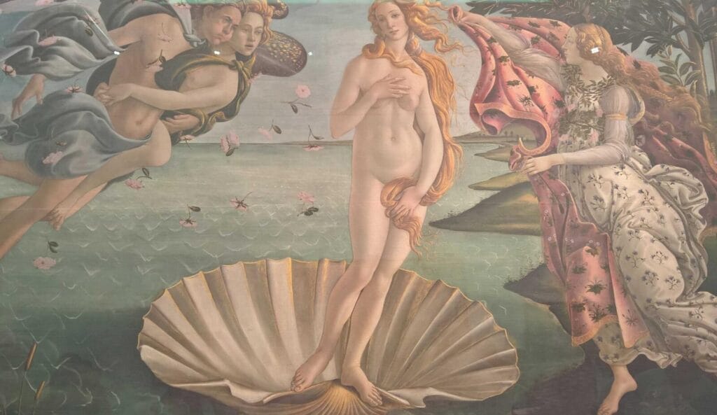 U vagonu gdje se vraćamo sebi, Botticellijevo Rođenje Venere u galeriji Uffizi u Firenci