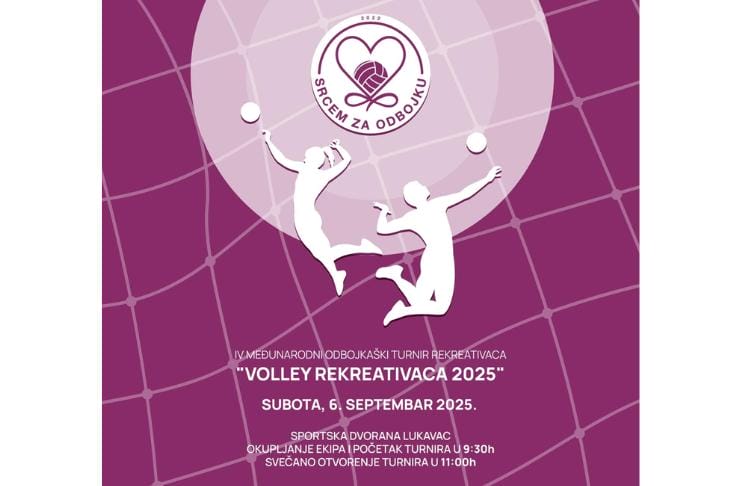 U Lukavcu se održava IV Međunarodni odbojkaški turnir rekreativaca
