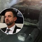 Požar u centru Tuzle na automobilu delegata Dževada Mahmutovića