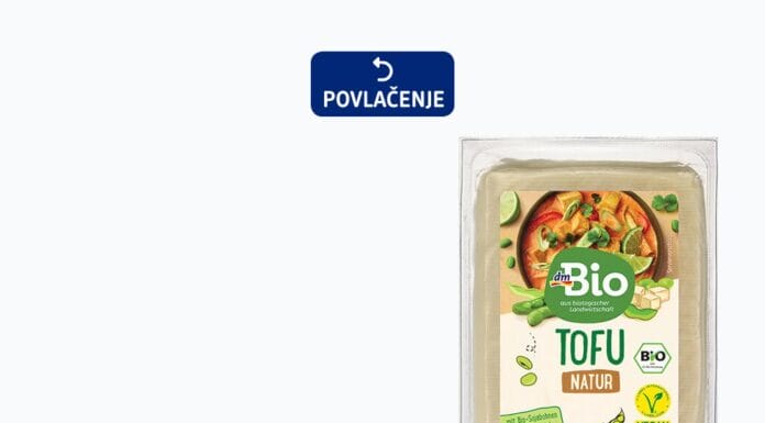 Dm povlači proizvod zbog mogućeg zdravstvenog rizika dm povlači proizvod „dmBio tofu, Natur, 200 g“ zbog mogućeg zdravstvenog rizika