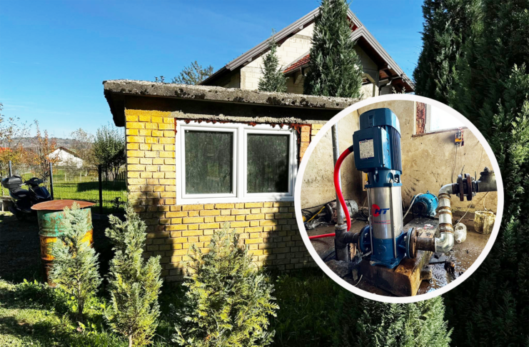 Banovici Selo web Ugrađena nova pumpa na izvorištu Vučica Banovići Selo