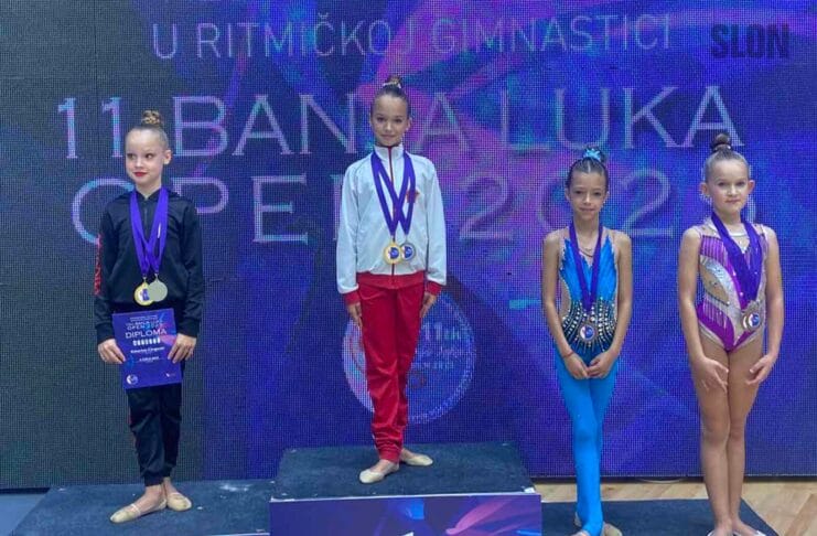 Gimnastičarke KRSG „Sloboda“ osvojile 11 medalja na turniru „Banja Luka Open 2025“
