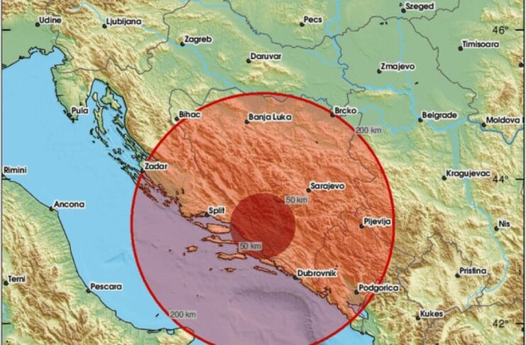 Zemljotres magnitude 2,5 u Hercegovini, epicentar kod Gruda
